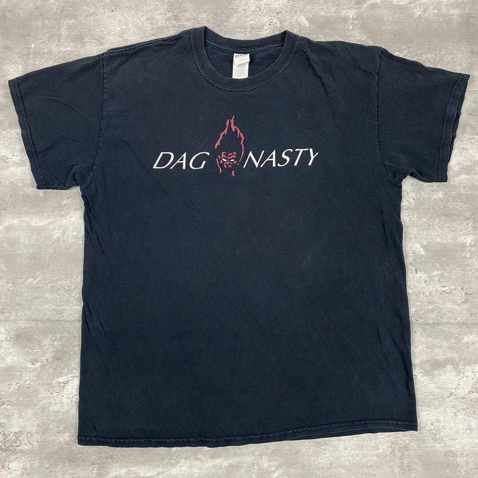 vintage DAG NASTY t shirt L Y2K 2000s hardcore punk band music - Image 2 of 4