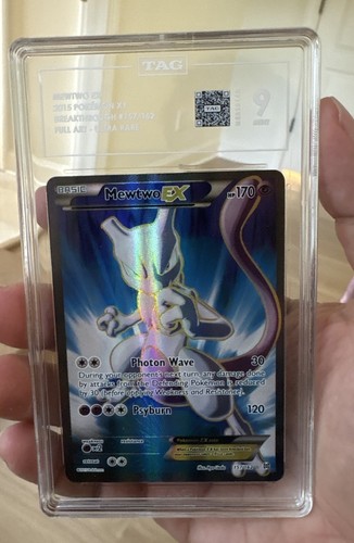 Mewtwo-EX graded TAG 9 for sale on eBay