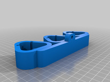 Milwaukee M12 triple battery holder 3D-Printed