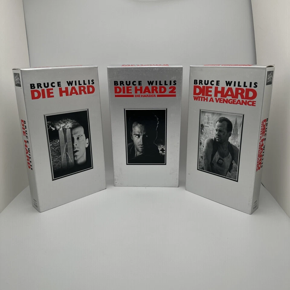 Die Hard Trilogy VHS Collection 1 2 3 Harder With A Vengeance Classic Films FS - Image 2 of 4
