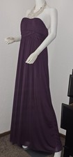 womens purple DAVIDS BRIDAL dress full length wedding bridesmaid 12 Jeweled 