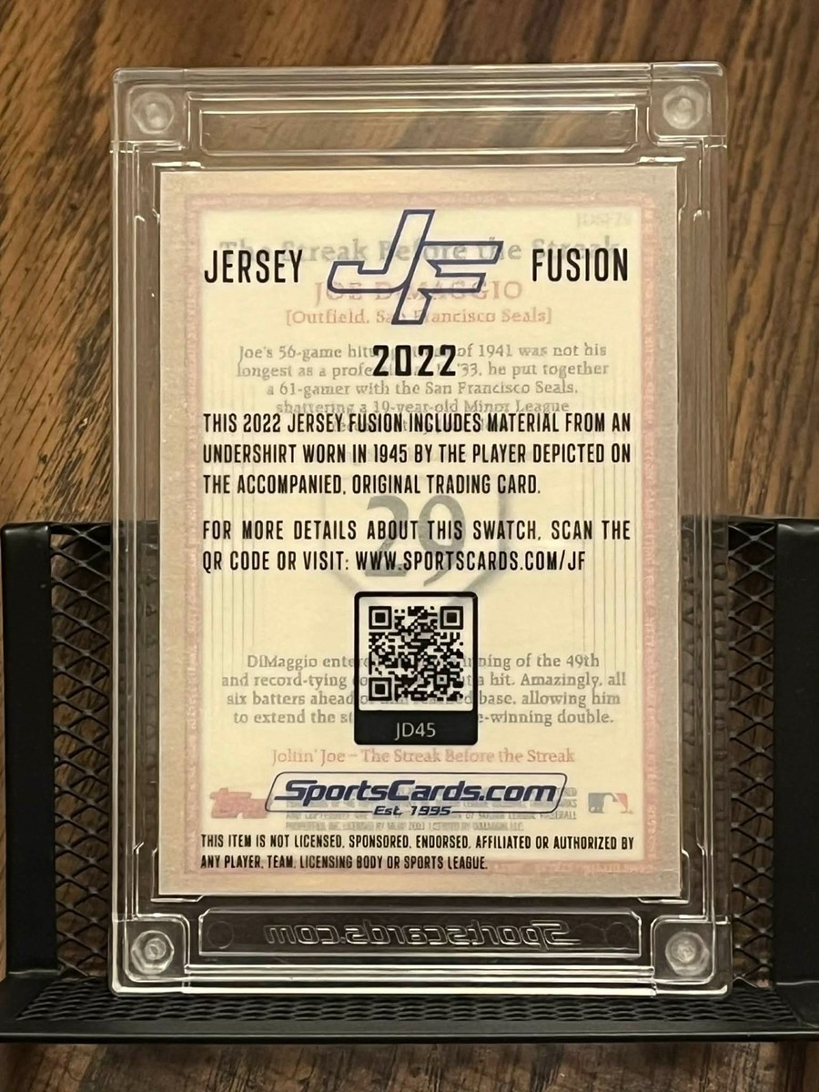 JOE DIMAGGIO 2022 JERSEY FUSION 