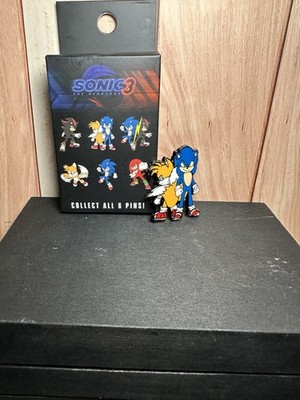 Sonic the Hedgehog Movie 3 Hot Topic Mystery Blind Box Enamel Pin Sonic & Tails