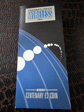 2001 WIRELESS TRANSATLANTIC £2 POUND COIN ROYAL MINT PACK BU