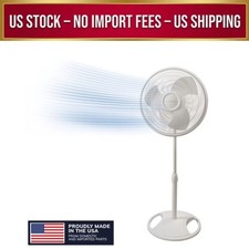 Lasko 16 Oscillating 3-speed Pedestal Fan S16200 White Lasko 16 Oscillating 3-speed Pedestal Fan S16200 White