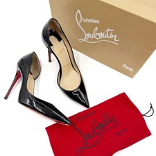 Christian Louboutin Iriza 100 Pumps lack Patent Leather d'Orsay Heels 36 / 6