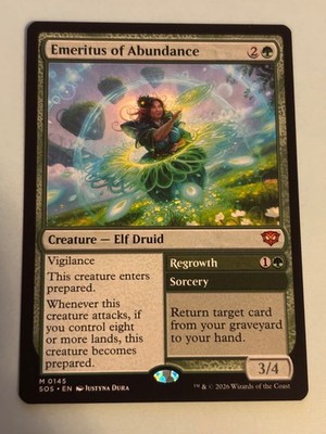 Emeritus of Abundance Secrets of Strixhaven Regular - Mythic Elf Druid
