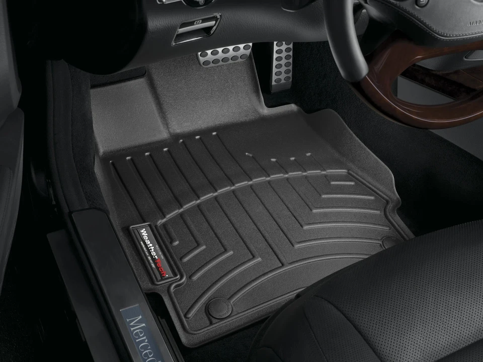 WeatherTech Floorliner для 2008-2014 Mercedes CL 63 AMG - 1-й ряд, черный - Изображение 2 из 4