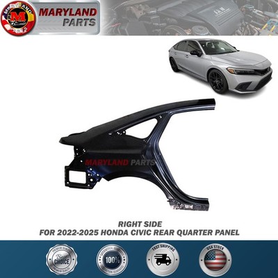 For 2022-2025 Honda Civic Right Rear Quarter Panel eBay