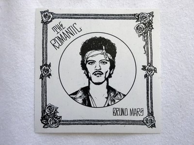Bruno Mars - The Romantic - Sticker Neu