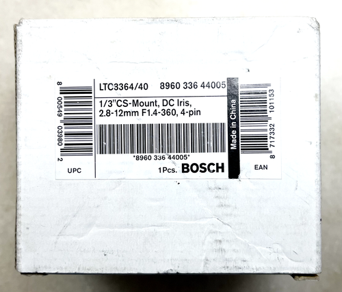 Bosch LTC3364/40 - 2.8-12mm Vari-Focal Lens w/ Auto Iris DC - Bild 8 von 8
