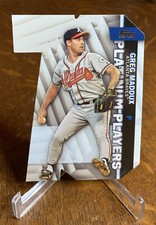 2021 Topps Die Cut Platinum Players Greg Maddux #PDC-48 Atlanta Braves