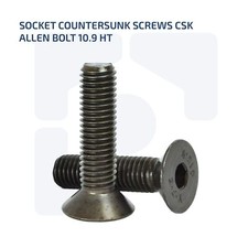 M2.5 X 6MM HIGH TENSILE SOCKET COUNTERSUNK SCREWS 10.9 HT CSK HEX ALLEN KEY BOLT