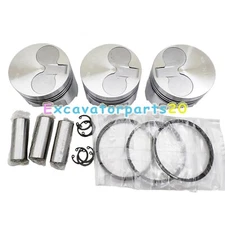 New STD Piston Kit & Ring Set for Shibaura S773 S773L Engine TZ25DA Tractor