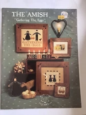 The Amish “Gathering the Eggs” Cross Stitch | Homespun Elegance Booklet Vintage