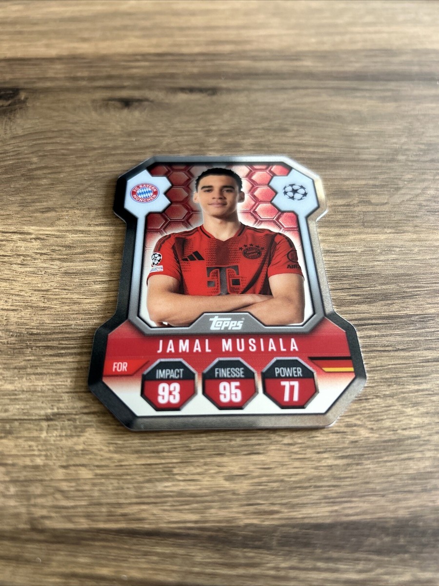 Jamal Musiala Bayern Munich Shield Card # SH 10 Topps Match