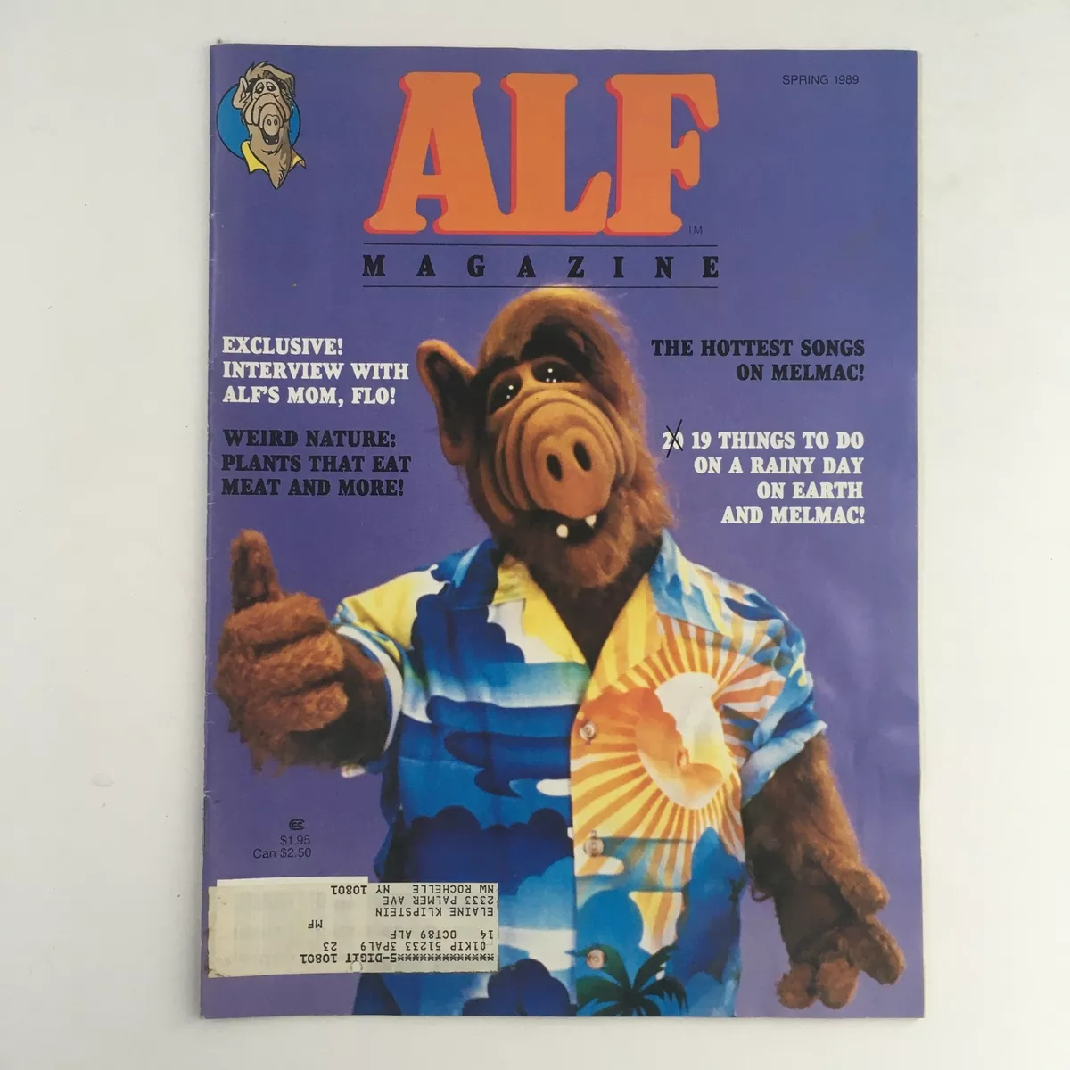 ALF Magazine Spring 1989 ALF's Mom Flo Interview & Plants That Eat Meat