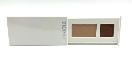 New! Clinique All About Shadow duo: 01 Like Mink Duo ~ 1.7g - Picture 3 of 4