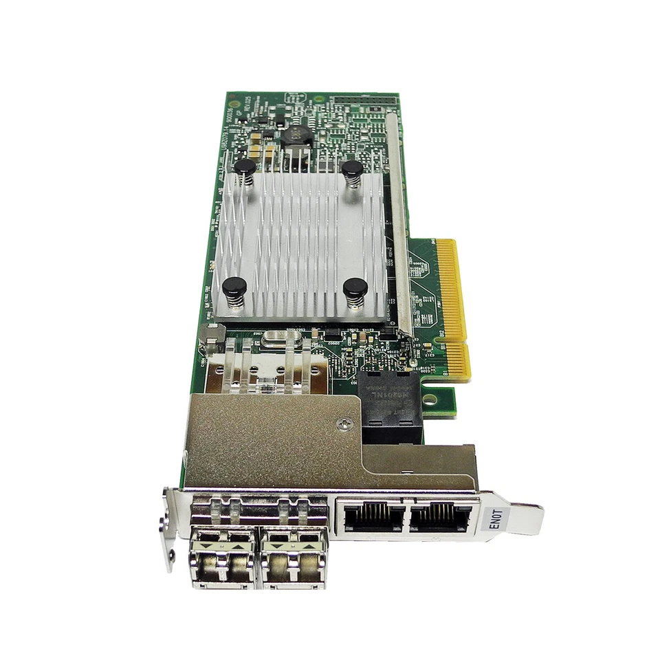 IBM ENOT Power9 4-Port (2x10Gb FC + 2x1GbE) PCIe x8 Server Adapter 00E2865 LP - Image 3 of 3
