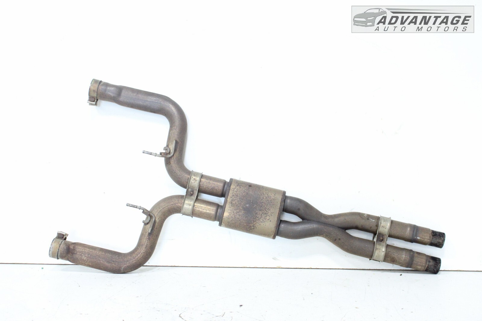 2014-2019 MASERATI GHIBLI M157 3.0L EXHAUST CENTER RESONATOR MID PIPE X-PIPE OEM