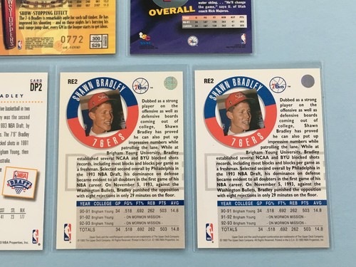 1993+ SHAWN BRADLEY Rookie-Refractor-SP Lot x 7 | Finest /1090 | DP2 RE2 Dallas - Picture 9 of 10