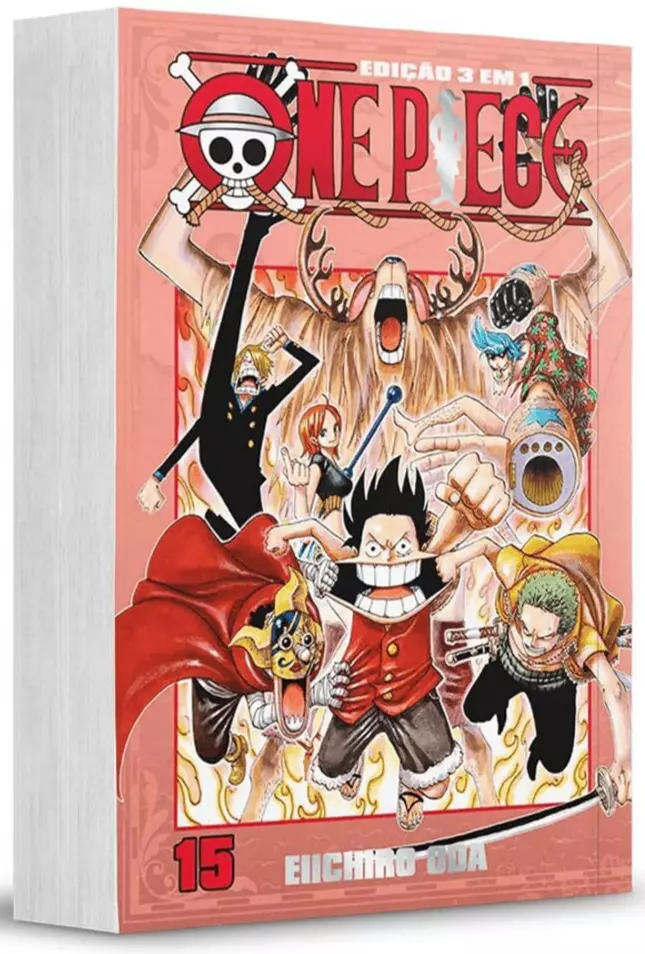 One Piece 3 Em 1 Mangá Vol. 1 Nova Coleção em Português - Mangá