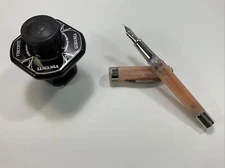 Visconti Opera Carousel Elegant Pen in Pink Blush With Black Ink bottle