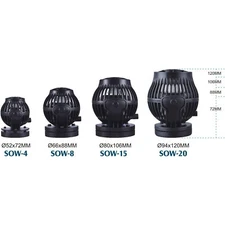 JEBAO SOW-4/SOW-8/SOW-15/SOW-20 (132-5283GPH) SINE WAVEMAKER PUMP W/ CONTROLLER