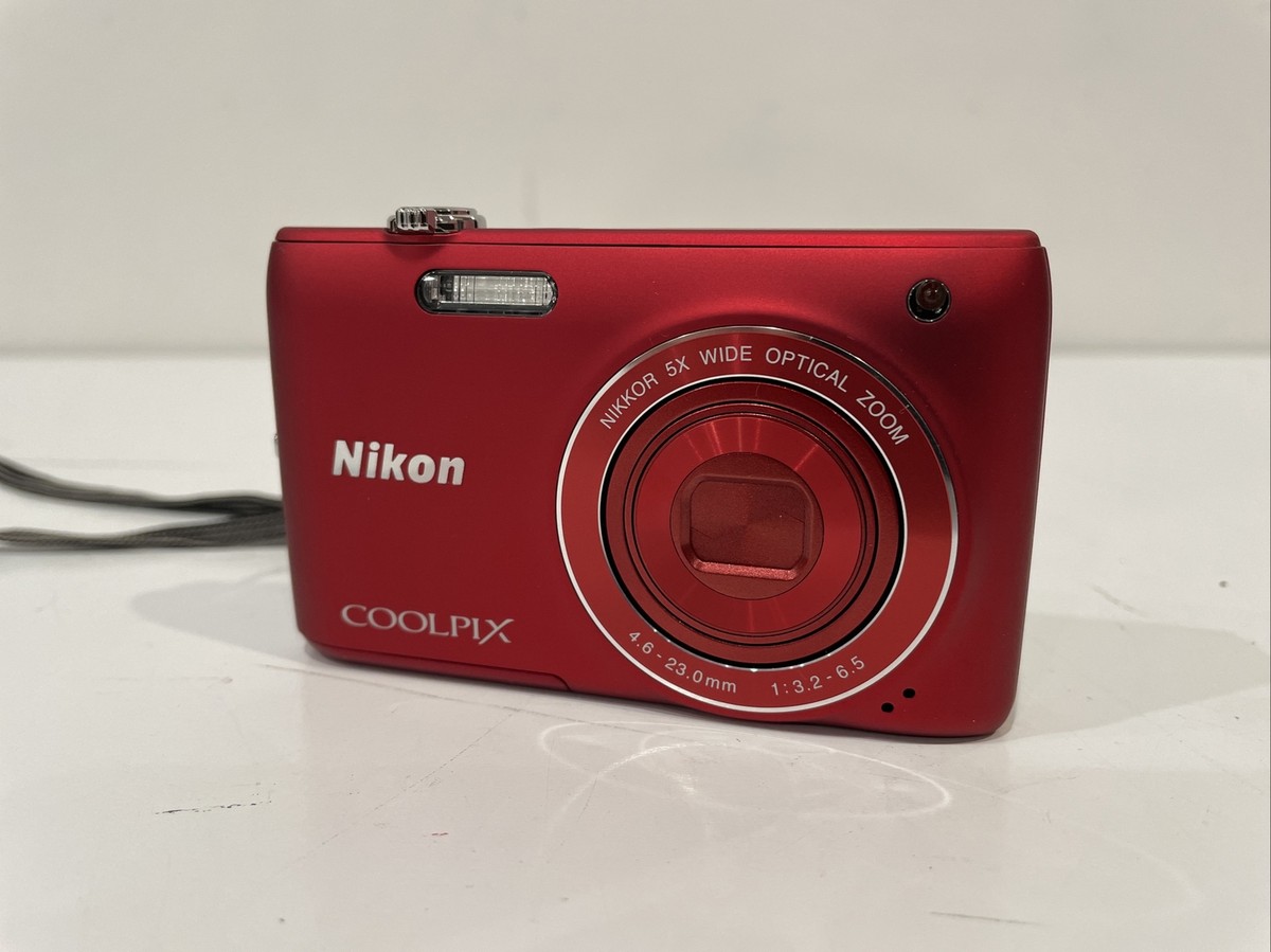 【動作確認済】Nikon ニコン COOLPIX S5100 Red Nikon COOLPIX S5100 Red Compact Digital Camera 12MP 5x Zoom