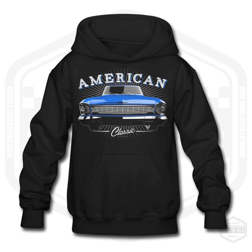 Children's 1966 Chevrolet Nova American Muscle Car Hoodie - Picture 10 of 19