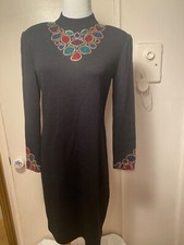 Sale!!!Women's "St John Evening by Marie Gray" Black Knit Dress Size 4 Pre-owned