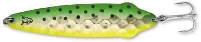 Rhino Freddi Flutter XXL gold green dolphin nat gold Trollingblinker 30g 19cm La