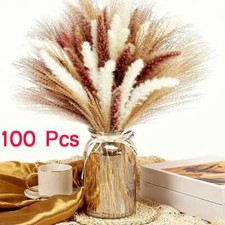 Natural Dried Flower Bouquet Reed Flores Pampas Grass Bunch Wedding Home Decor
