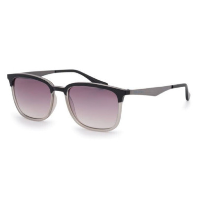 Bloc Monaco FF53 Herren/Damen Sonnenbrille KRISTALLGRAU & SCHWARZ/GRAU GRADUIERT