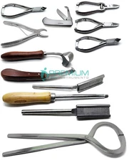 Veterinary Horse Hoof Knife Tester Forceps Rasp Premium Instruments Set of 10