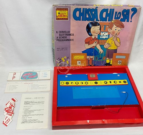 Gioco didattico da tavolo vintage anni '70 "Chissà Chi Lo Sa?" Giochi Afra - Foto 2 di 5