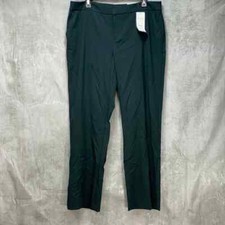 Charter Club Women's Green Mid-Rise Pull-On Trousers SZ 16