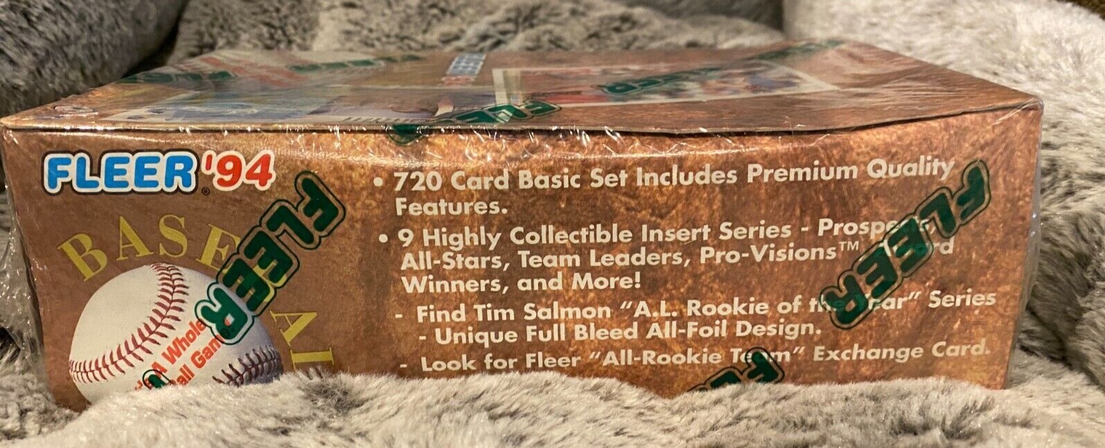 Fleer 1994 Sealed Baseball Card Box (36 Packs), original owner eBay
