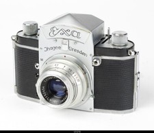 Camera Original Exa No.211998 With Meyer Trioplan 2,9/50mm Red V No.1152454