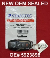 NEW OEM 5923898 164-R7991 Lincoln Logo Proximity Smart Remote 5 Button Sealed