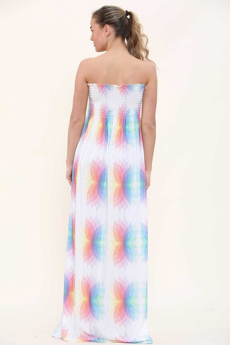 Endless Rose Strapless Floral Appliqué Maxi Dress - Foto 8