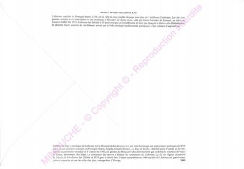 Large Envelope FDC PORTUGAL LISBON Ascenseur De Santa Justa 2009 - Picture 2 of 2
