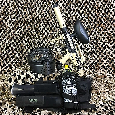 NEW Tippmann Cronus Tactical EPIC Paintball Marker Gun Package Kit - Tan/Black