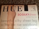 Hue so silky sheer low rise pantyhose, black, size: 1 — photo 3