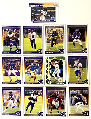 2024 Score Football MINNESOTA VIKINGS 13 Card Team Set Lot With Rookies, Inserts