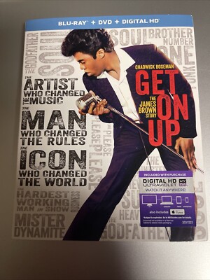 Get On Up (Blu-ray Disc, 2015, 2-Disc Set, Includes Digital Copy UltraViolet)