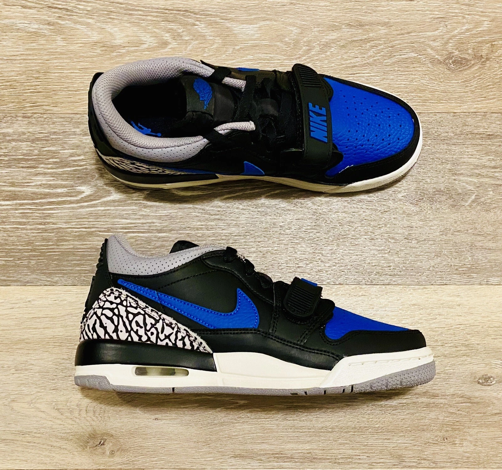 Nike Jordan Legacy 312 Low GS blu reale nero CD9054 041 gioventù 6 anni donna 7 5