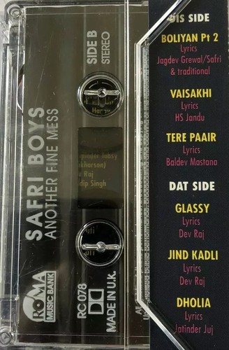 SAFRI BOYS ANOTHER FINE MESS PUNJABI CASSETTE TAPE VERY GOOD CONDITION - Picture 2 of 3