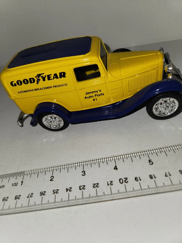 Ertl #9381UA Jimmy's Auto Parts" Goodyear #1" 1932 Panel Delivery Van  - Image 4 of 4