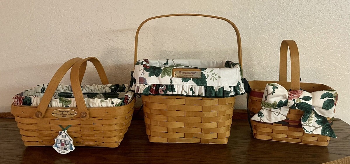 Lot of 11 Longaberger Baskets Combos New Unused & Rare | eBay